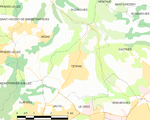 Map commune FR insee code 34309